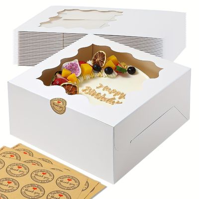 Hộp cửa sổ giấy chống mỡ cho bao bì bánh mì Hộp gửi thư cấp thực phẩm và loại lớp lót EPE