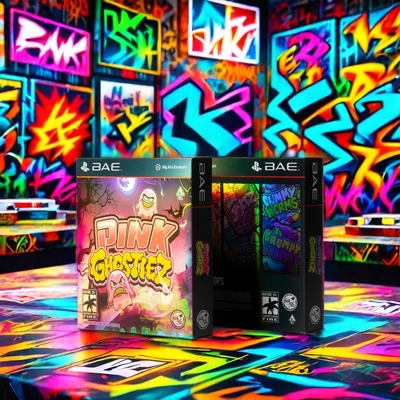 Đơn đặt hàng tùy chỉnh được chấp nhận Holographic Shiny Spot UV Foil Laser Card Paper Box Bạc với vàng đóng dấu Rigid Craft Box