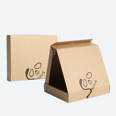 Mua Hộp bưu chính theo kiểu pizza Mực đen Bảng giấy giấy Pizza Takeaway Box Độ dày tùy chỉnh online manufacture