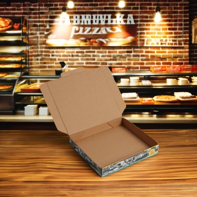 Mua Matt Lamination Brown Kraft Paper Pizza Box Để đóng gói thực phẩm online manufacture