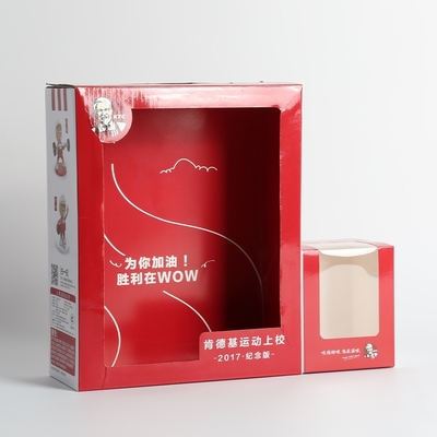 Mua OEM ODM 4x4x5 Inches Tuck End Box Bọc giấy bao bì hộp cho thực phẩm KFC online manufacture