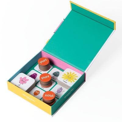 Magnetic Closure 1200g Thẻ đóng gói quà tặng Thẻ đóng gói đồ chơi giáo dục cho trẻ em