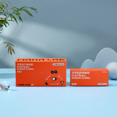 Tờ phủ tái chế màu sắc tùy chỉnh đảo ngược Tuck End Coffee Packaging Box cho quà tặng