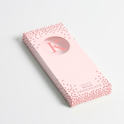 Bao bì mỹ phẩm tùy chỉnh Hồng Tuck Top Box với cửa sổ chu kỳ và in CMYK