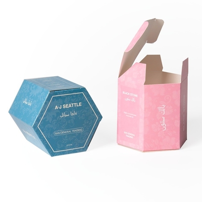 Hộp quà giấy hình tam giác không đều Tuck End Eye Catching Packaging Low MOQ